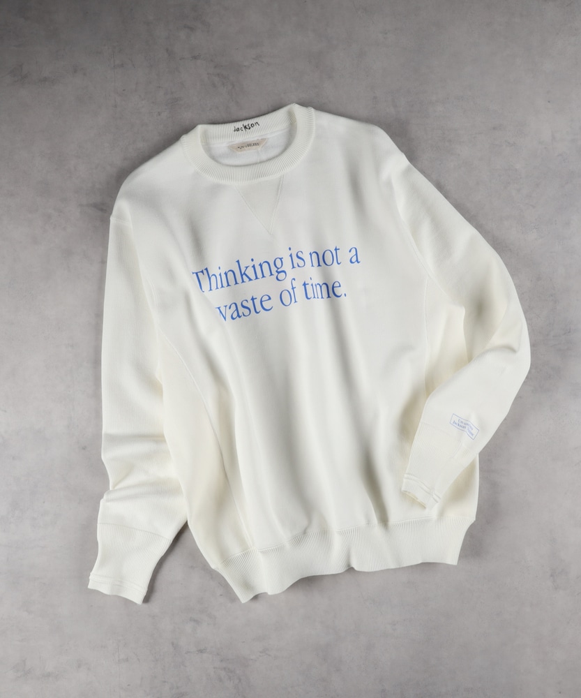 WEB限定】【ジャクソンマティス】ロゴスウェットニット(WEB限定価格 2