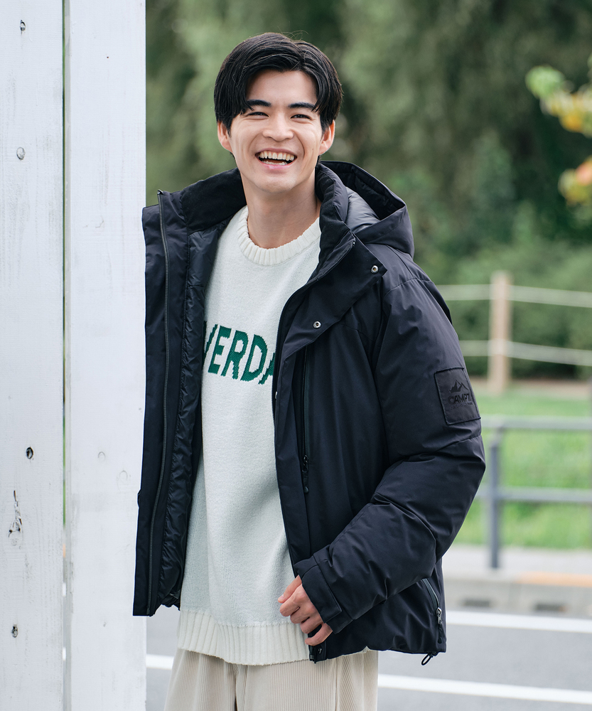 ダウンと中綿のイイとこ取り】「DROPTECH®」ダウンミックス防風