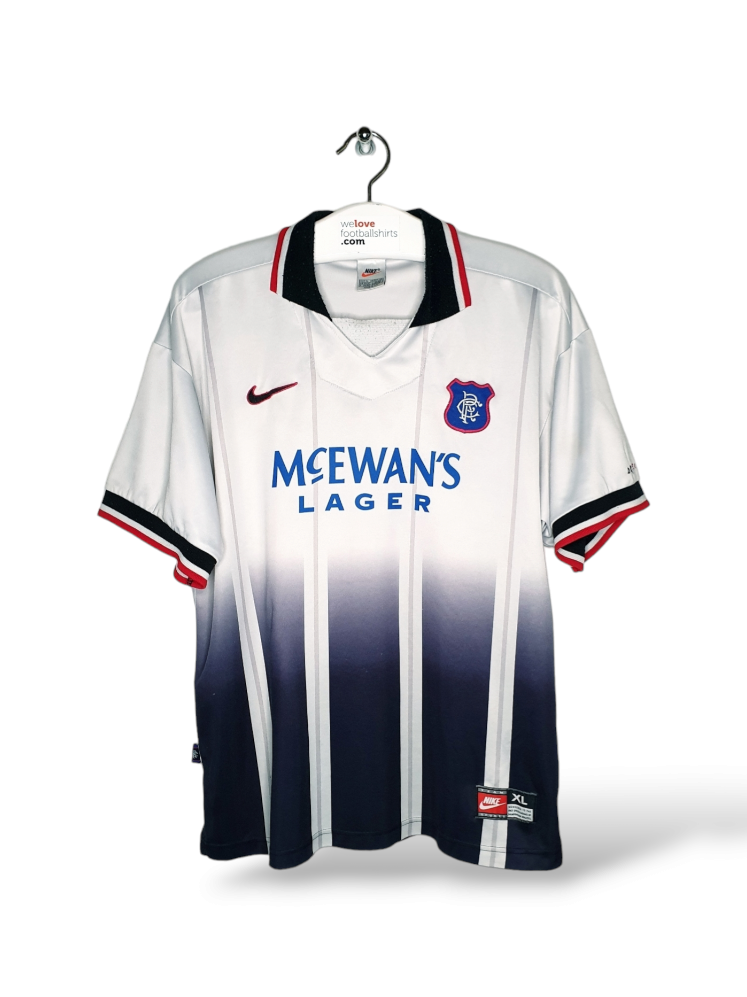 Nike football shirt Rangers FC 1997/99 - WeLoveFootballShirts.com