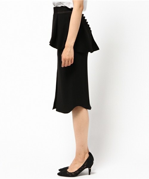 mame（マメ）の「mame ぺプラムスリットスカート（スカート）」 - WEAR