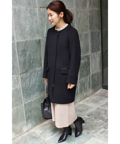 IENA（イエナ）の「《予約》二重織り シャルムフード付きコクーン