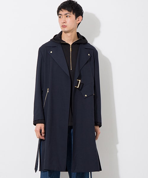 CULLNI（クルニ）の「サイドスリットライダースコート（）」 - WEAR