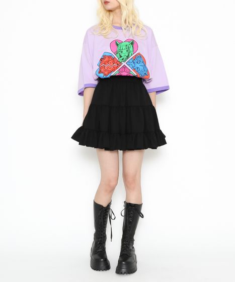 ティアードミニスカート[商品：PN24SS-051] - PUNYUS Online Store