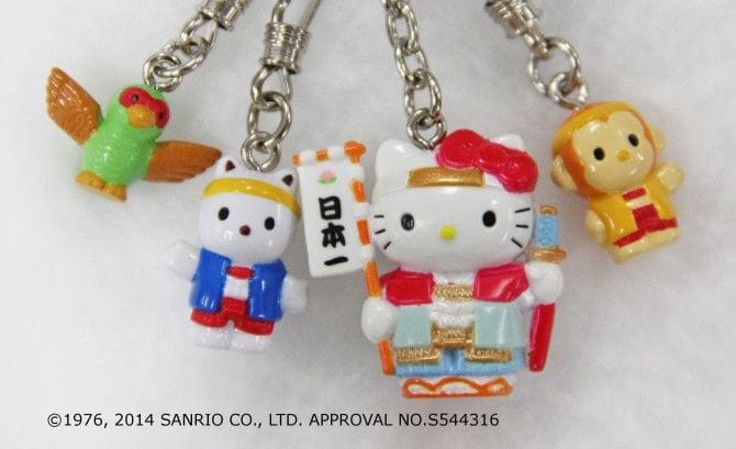 岡山限定】「限りなく弱そうな、桃太郎一行……」なキティちゃん｜「マイ