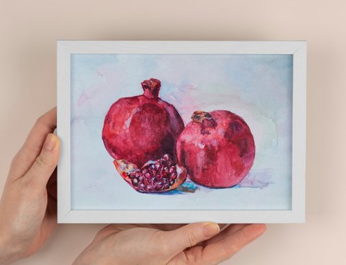 癒しの水彩画1128 ロザリオとキャンドル 癒しの水彩画1128 ロザリオと