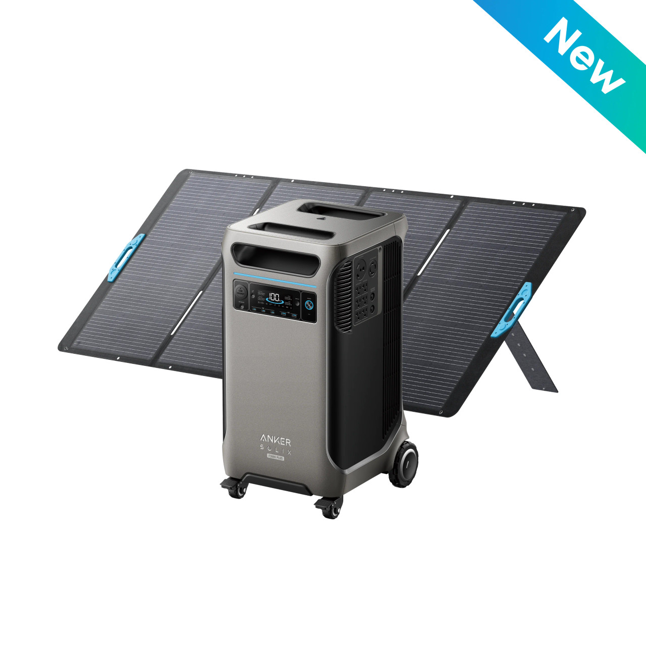 Anker SOLIX F3800 Plus Solar Generator + 400W Solar Panel (B17901127)