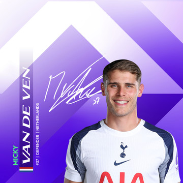 All Players - 37 van de Ven - Spurs Shop Online