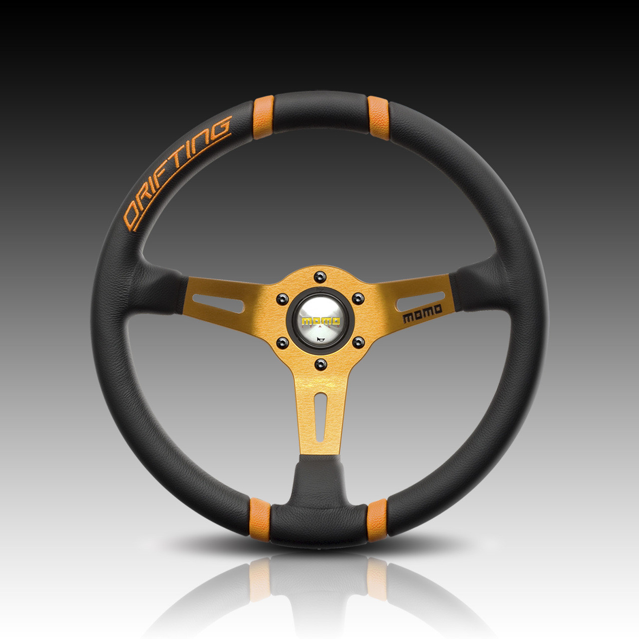 MOMO Drifting Orange Steering Wheel | MrSteeringWheel
