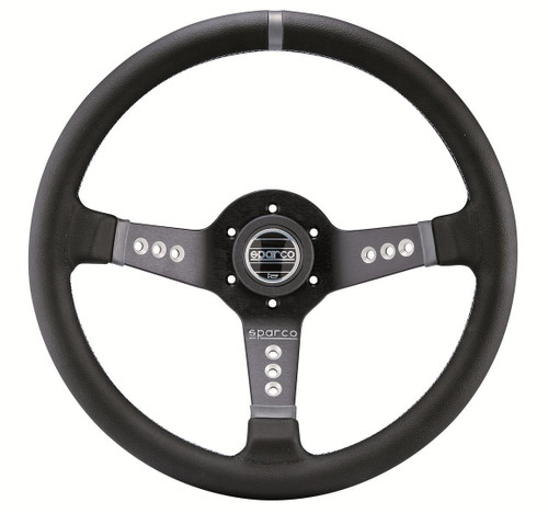 Sparco L550 350mm Blue / Suede- 015TMZS1 - MrSteeringWheel.com