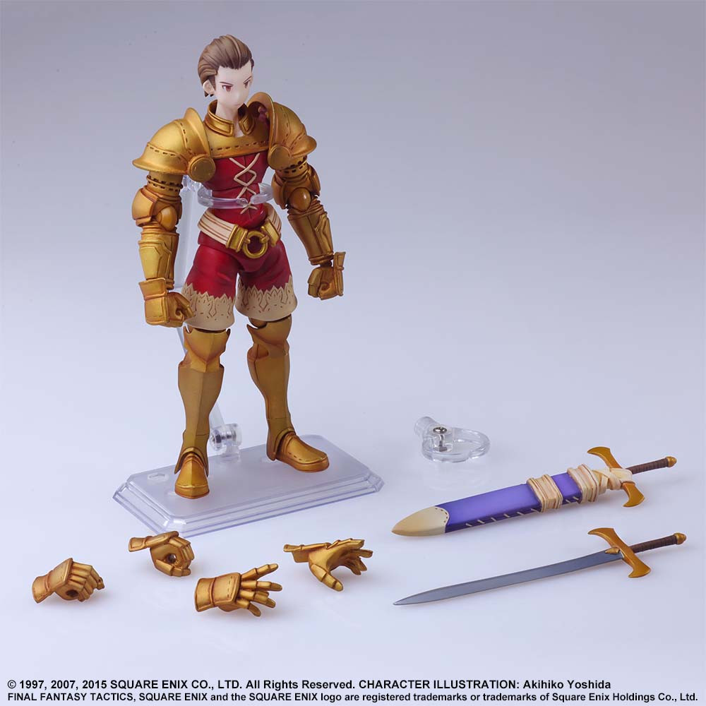FINAL FANTASY TACTICS BRING ARTS ACTION FIGURE - DELITA HEIRAL