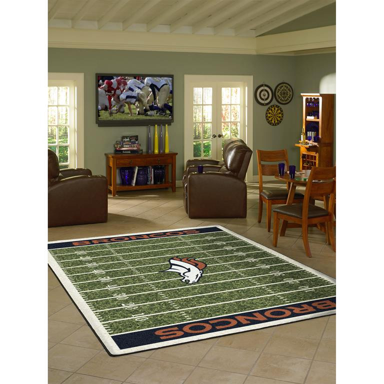 NFL Home Field Denver Broncos Area Rug - Carpetmart.com - Carpet