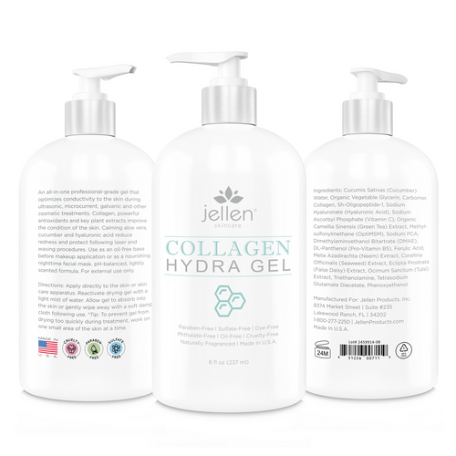 Jellen® Aloe Vera Juice Conductive Facial Treatment Gel