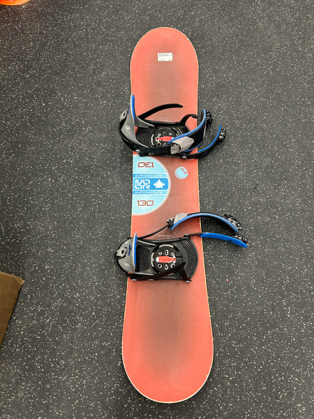 Used Burton CHOPPER 121 Boys Board/Binding Royal Blue 121 cm