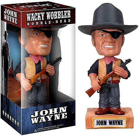 Funko Wacky Wobbler John Wayne Bobble Head True Grit, Damaged