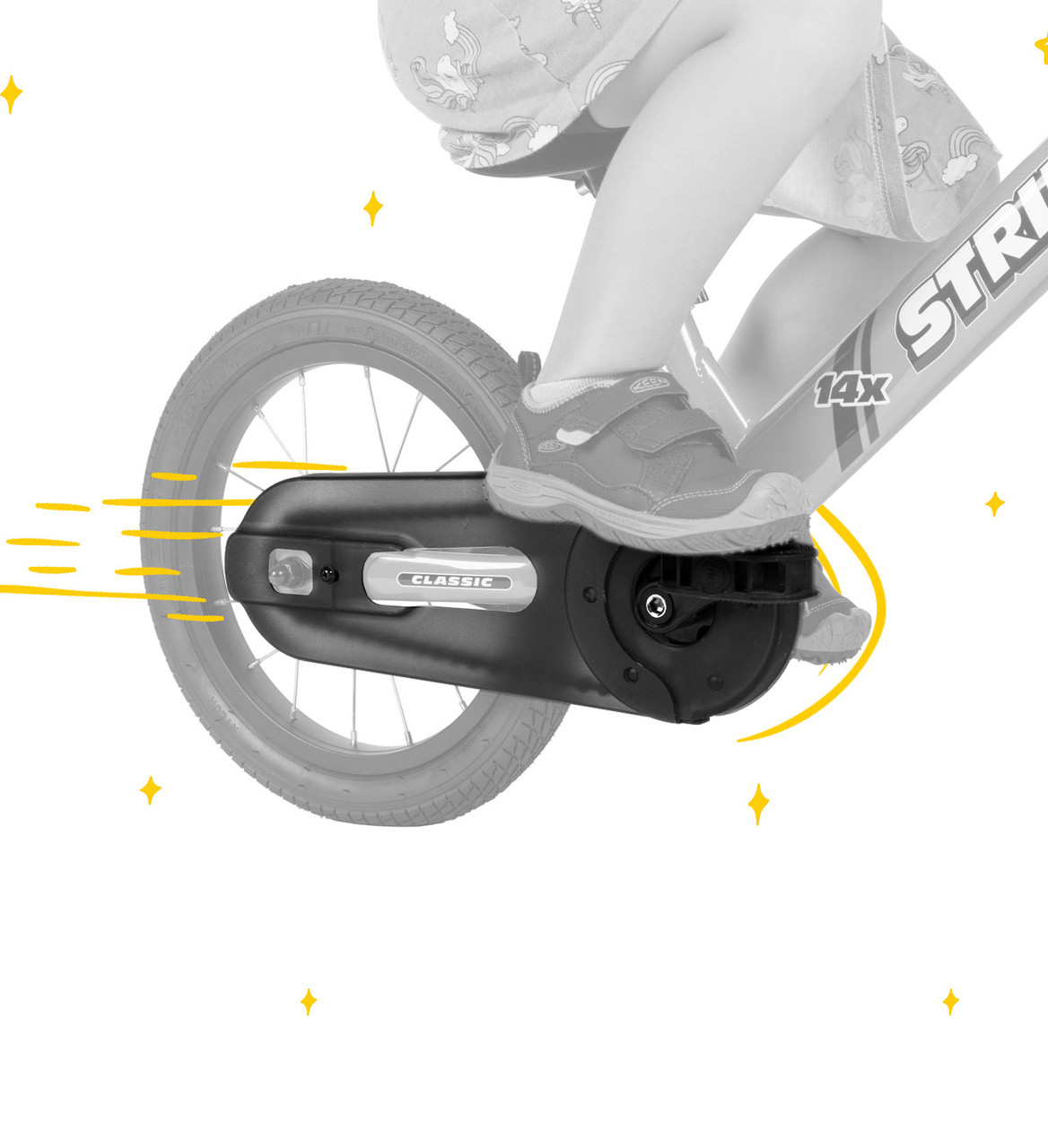 14x Easy Ride Pedal Conversion Kit for Strider Bikes