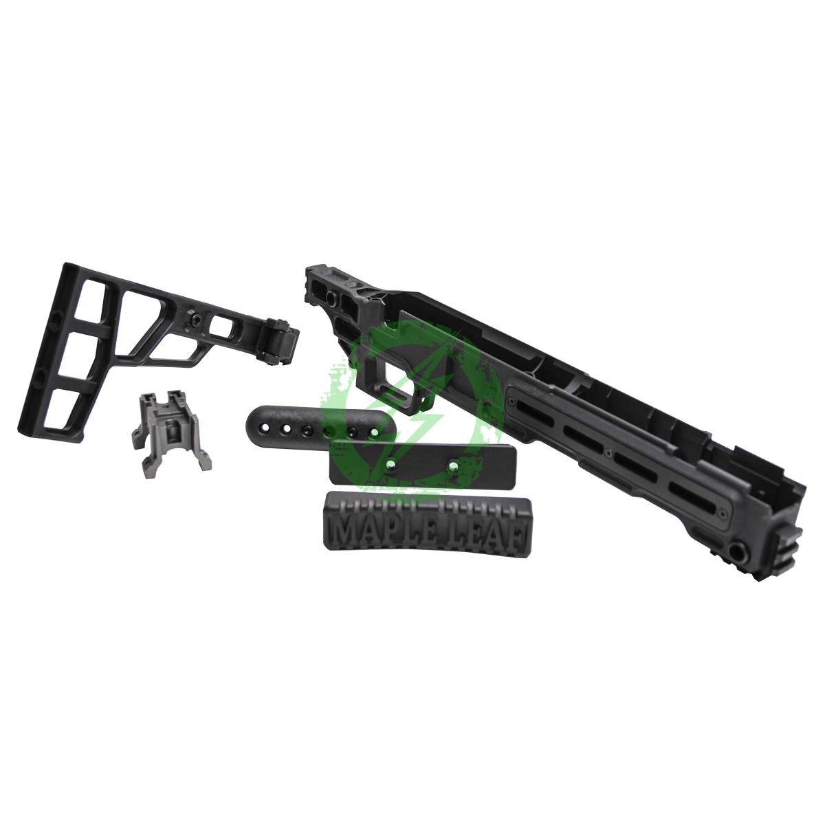 Maple Leaf MLC-S2 Tactical Folding Chassis for TM VSR-10 | Black
