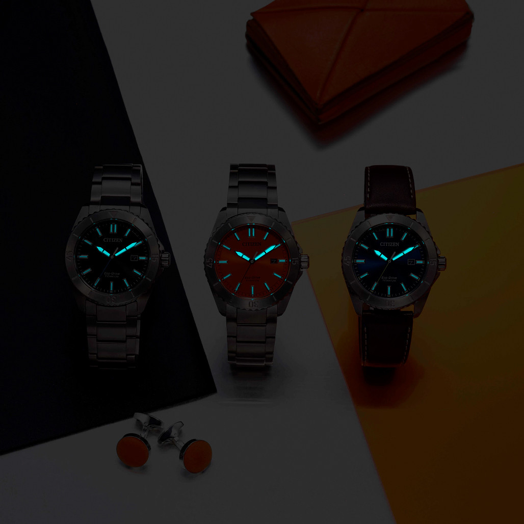 Citizen Brycen Super Titanium Black Sunray Dial #AW1840-50E