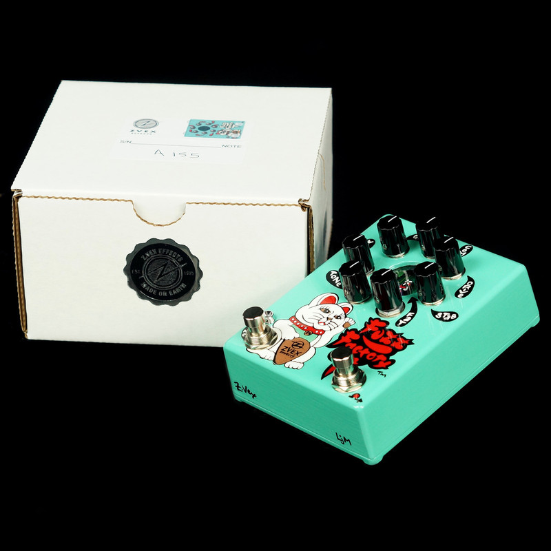 Zvex Hand Painted Fuzz Factory 7 Seafoam Green