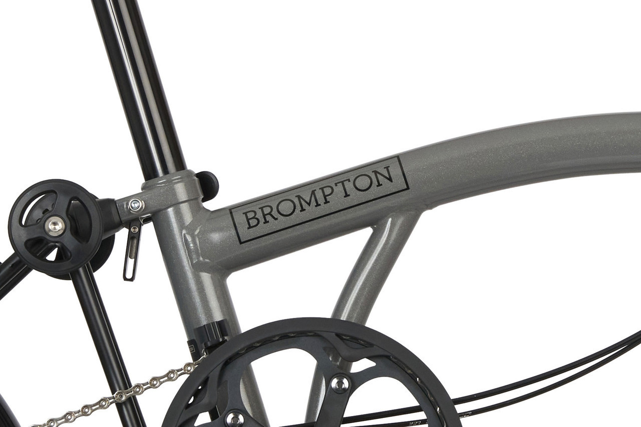 P Line Urban - Storm Gray Metallic | Brompton Bicycle USA