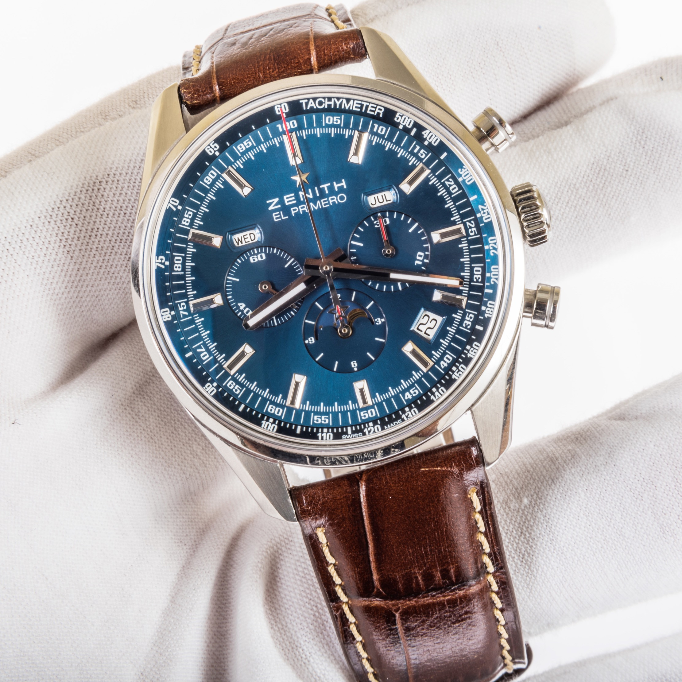 Zenith El Primero 410 Tribute to Charles Vermot *Blue Dial