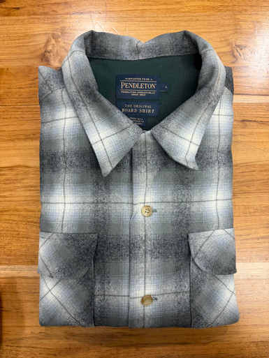 Spring 2025 Oxford Mix Green Ombre Pendleton Board Shirt