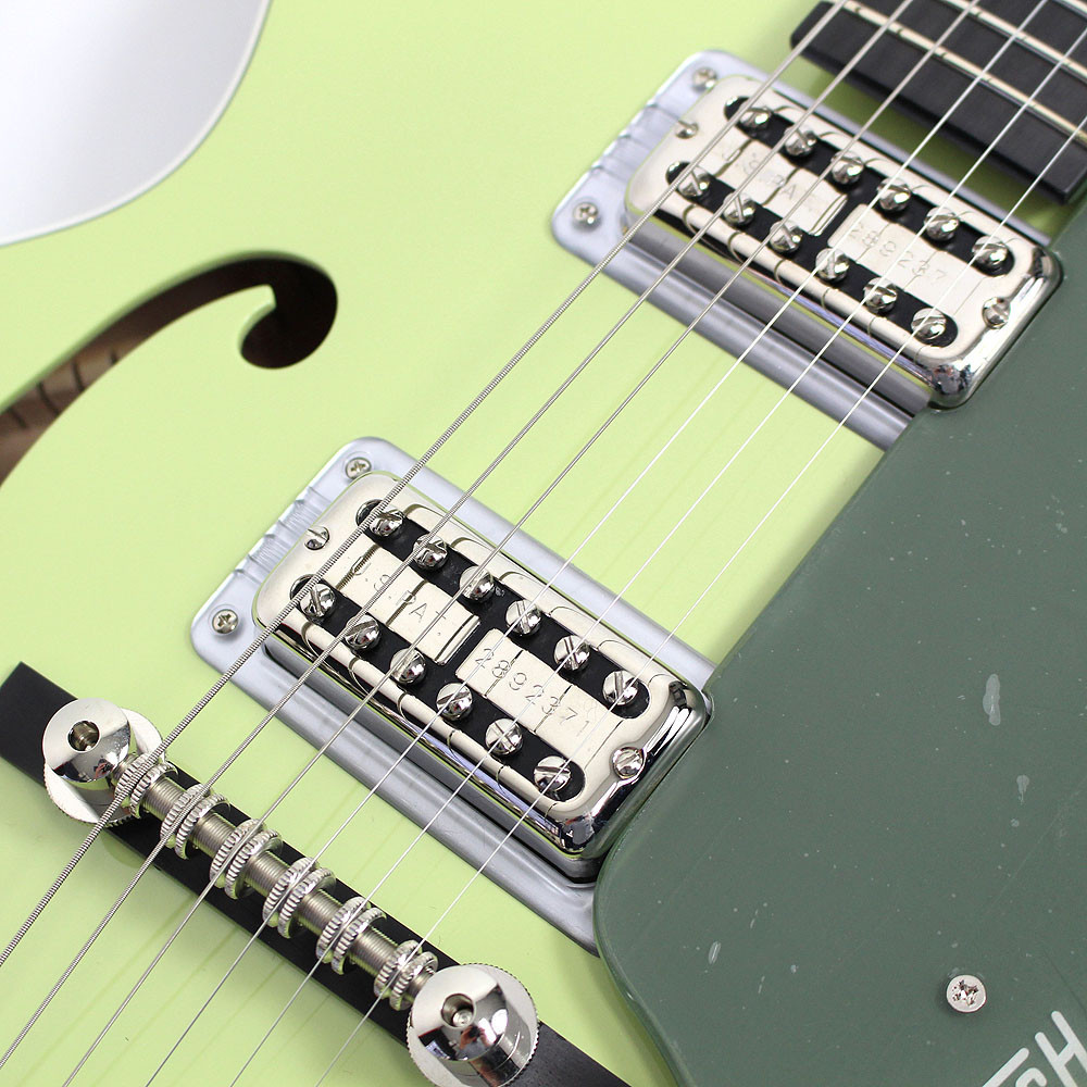 Gretsch G6118 Anniversary Two Tone Smoke Green Electric Guitar