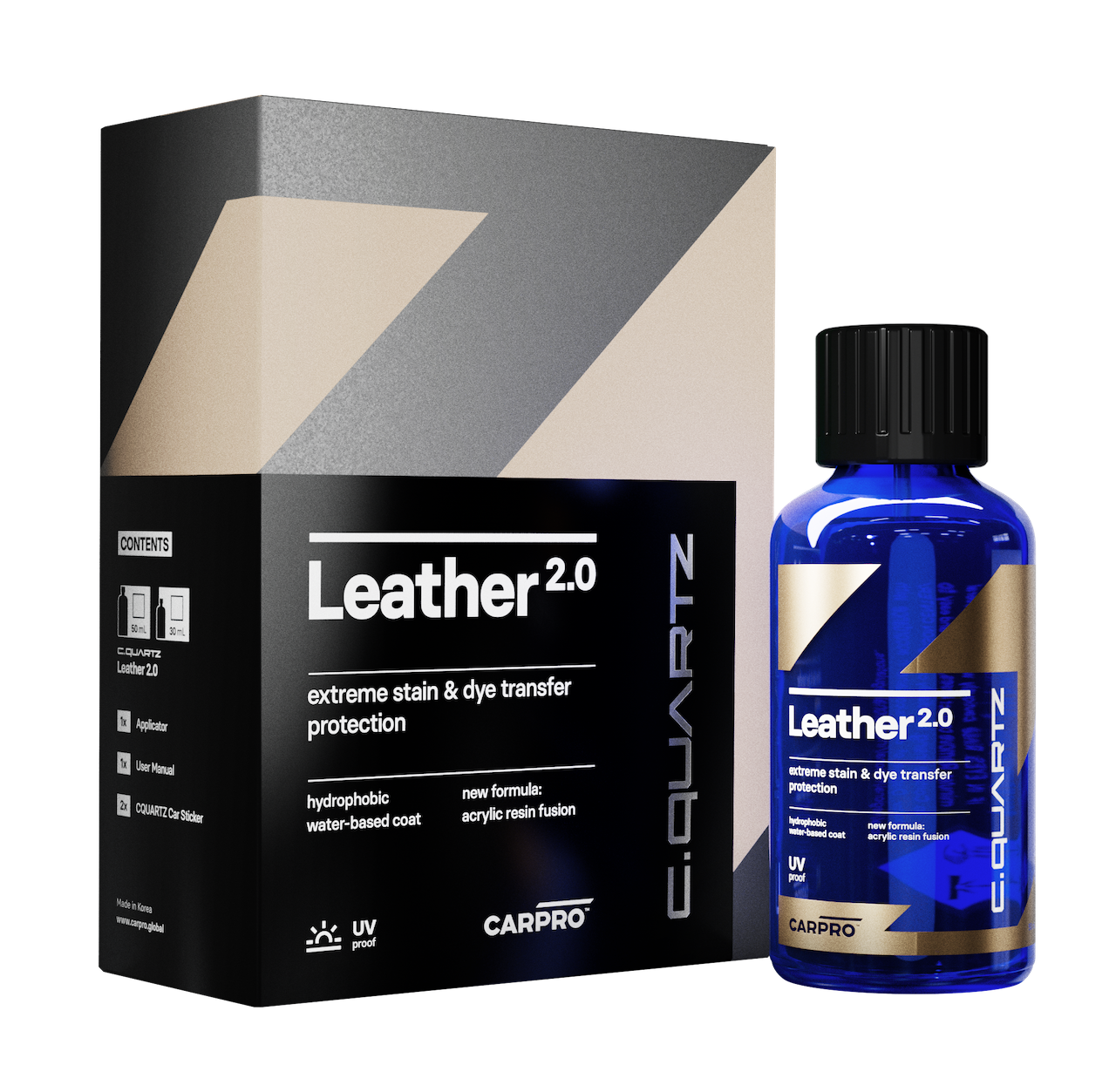 CQUARTZ Leather 2.0 - 30ml Kit | Sky's The Limit Car Care