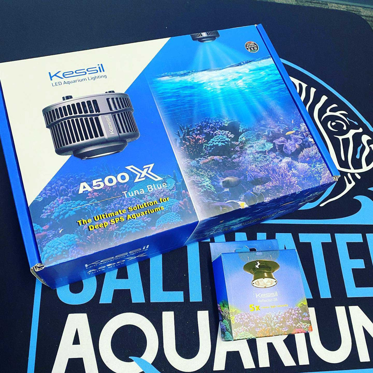 A500X Tuna Blue Aquarium LED - Kessil - SaltwaterAquarium.com