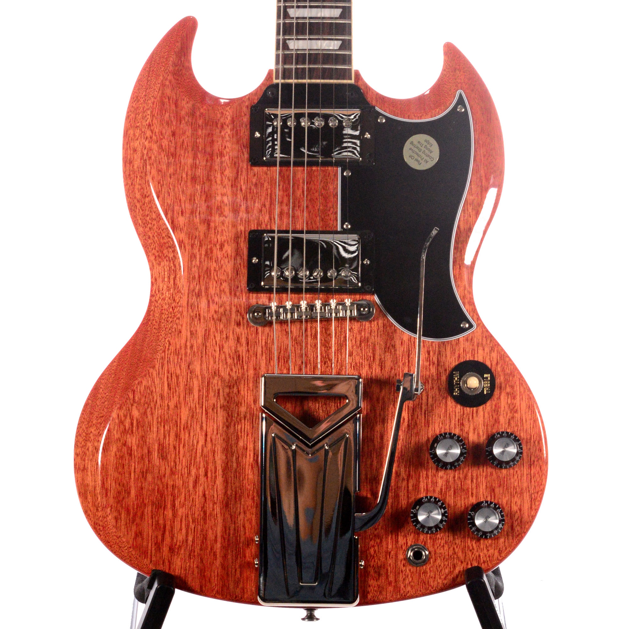 SG Standard '61 Sideways Vibrola - Vintage Cherry - The Music Den