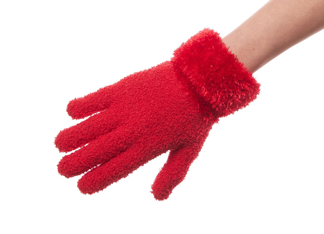 Cuddle Up Furry Cuff Winter Gloves