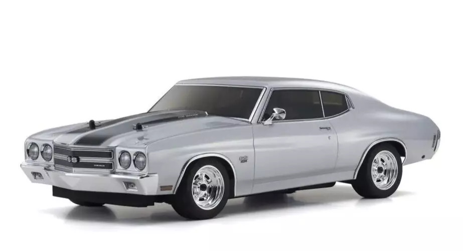 Kyosho Fazer RC Car 1970 CHEVY CHEVELLE AWD-RTR- *SILVER* W