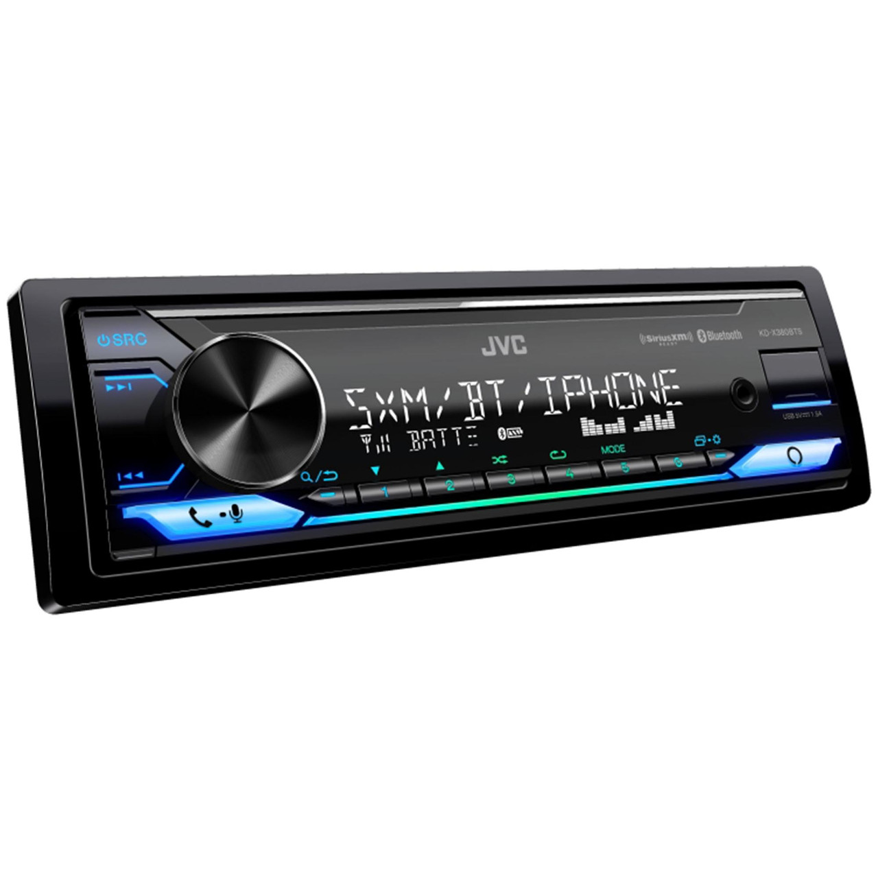 JVC KD-X380BTS Digital Media Receiver featuring Bluetooth / USB