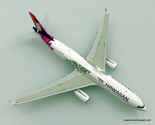 Airbus A330-200: Hawaiian Airlines (Reg #N389HA) 1:400 Diecast