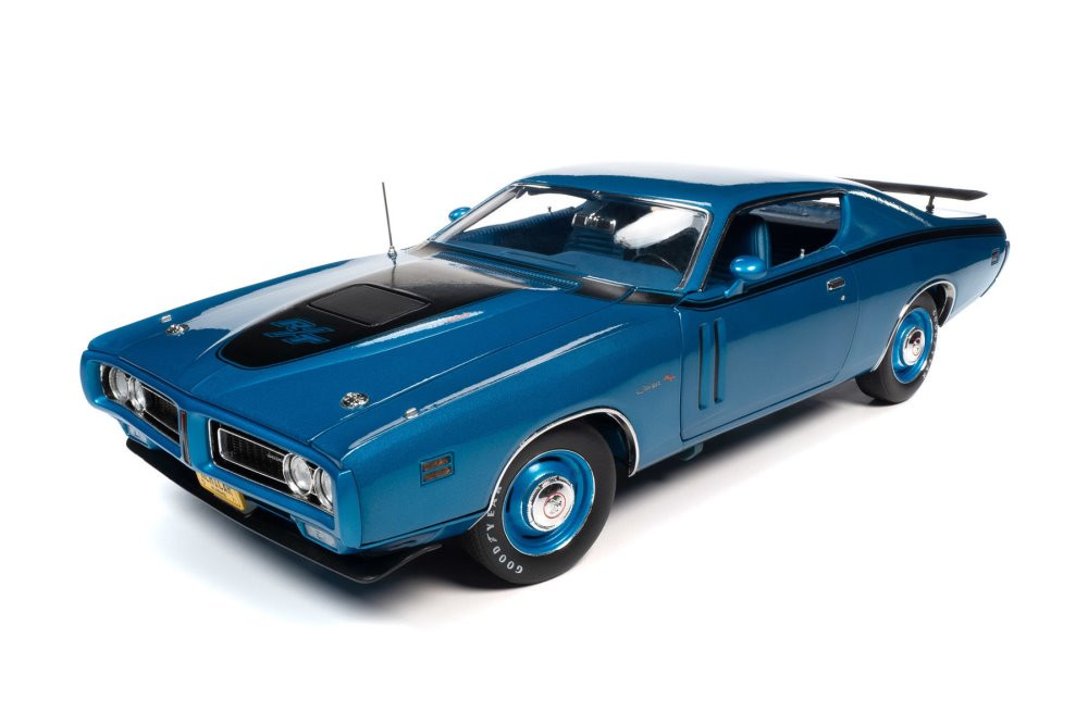 1971 Dodge Charger R/T , GB5 Bright Metallic Blue - Auto World