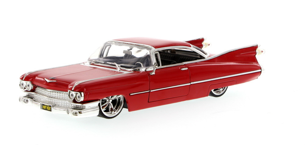 1959 Cadillac Coupe De Ville, Red - Jada Toys Bigtime Kustoms