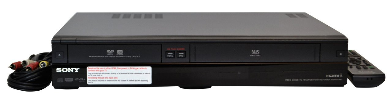 Sony RDR-VX525 DVD Recorder / VHS Combo – HDMI Output, 2-Way