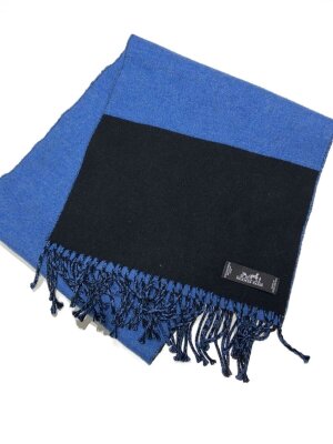 HERMES◇FLAMINGO PARTY/カレ140/ストール/カシミア/GRN/レディース 極