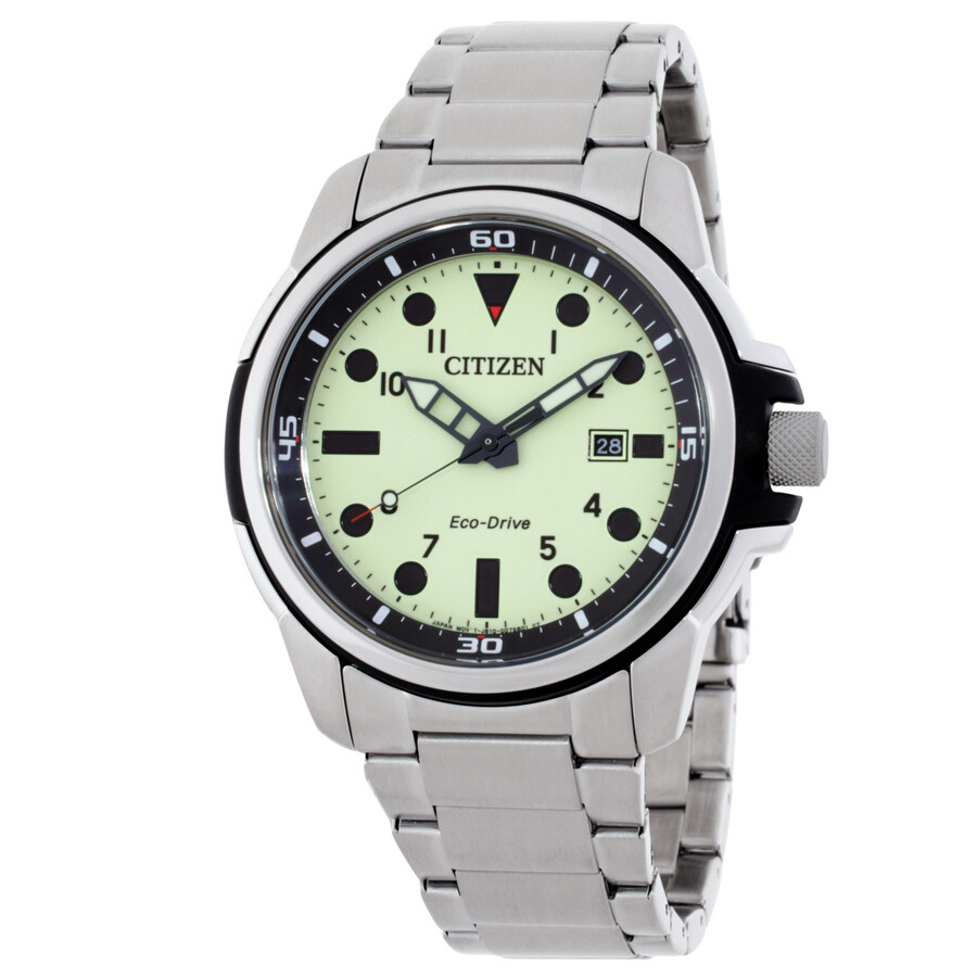 Citizen Eco-Drive Green Dial Men's Watch AW1800-89X 013205167089