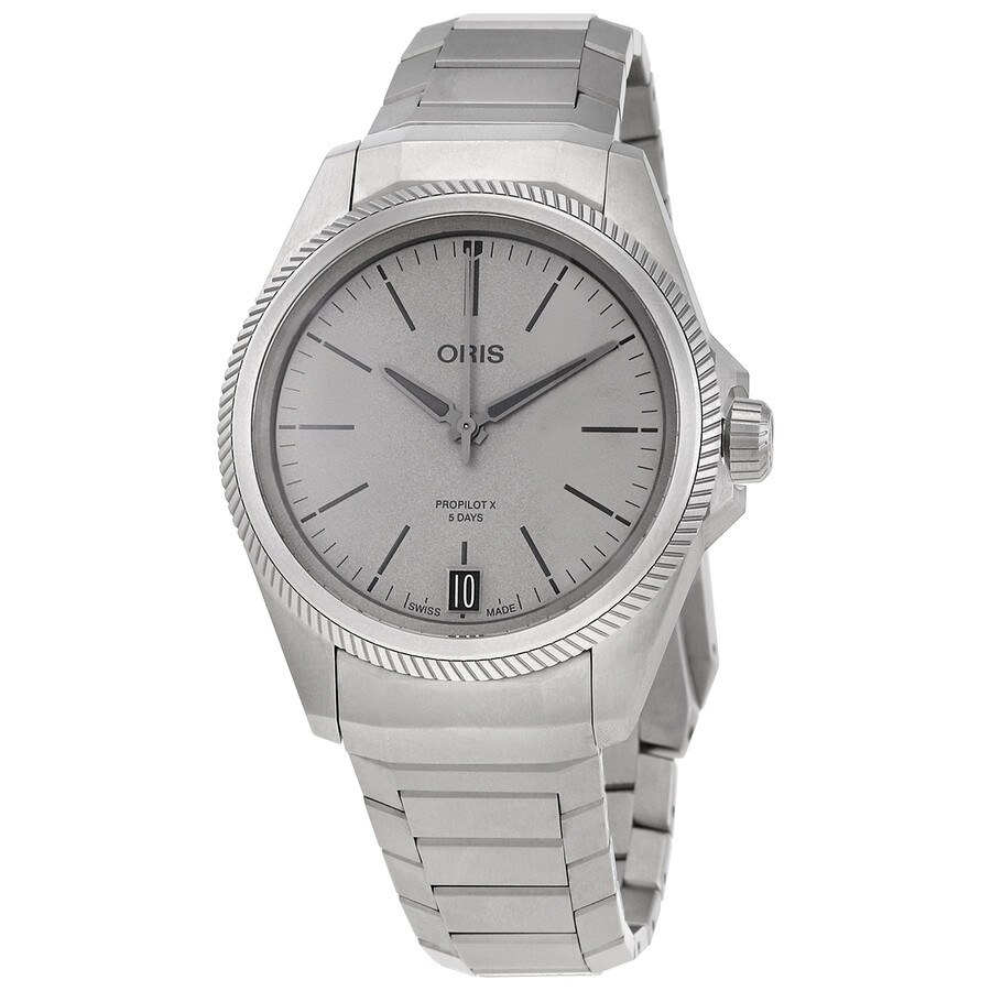 Oris ProPilot X Automatic Grey Dial Men's Watch 01 400 7778 7153