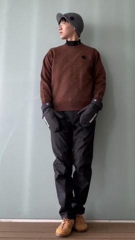 CE MEN'S WR BIAS LOGO CREWNECK KNIT（CE メンズ WR バイアス ロゴ