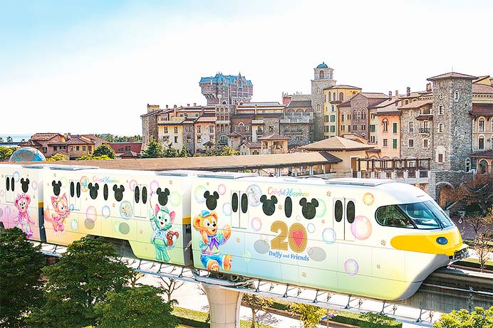 ディズニーリゾートライン，ラッピングモノレール「ダッフィー