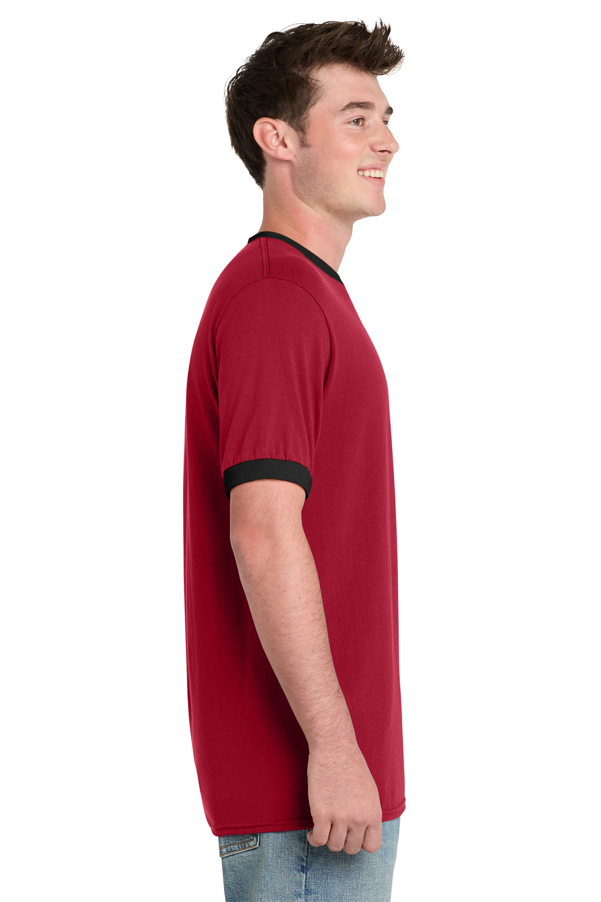 Port & Co Core Cotton Ringer Tee | Product | Port & Company