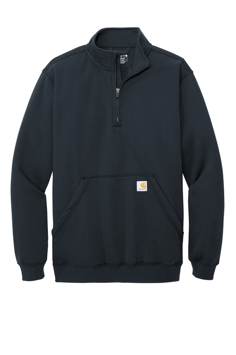 Carhartt Midweight 1/4-Zip Mock Neck Sweatshirt | Product | SanMar