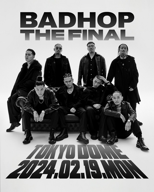 BAD HOP、解散ライヴ「BAD HOP THE FINAL at TOKYO DOME」詳細発表