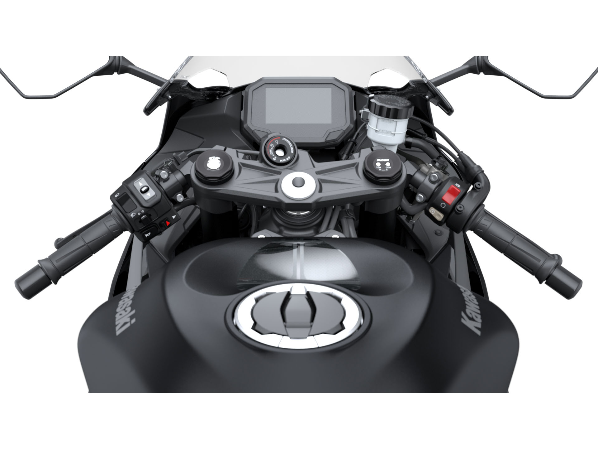 New 2024 Kawasaki Ninja ZX-6R Metallic Flat Spark Black / Ebony