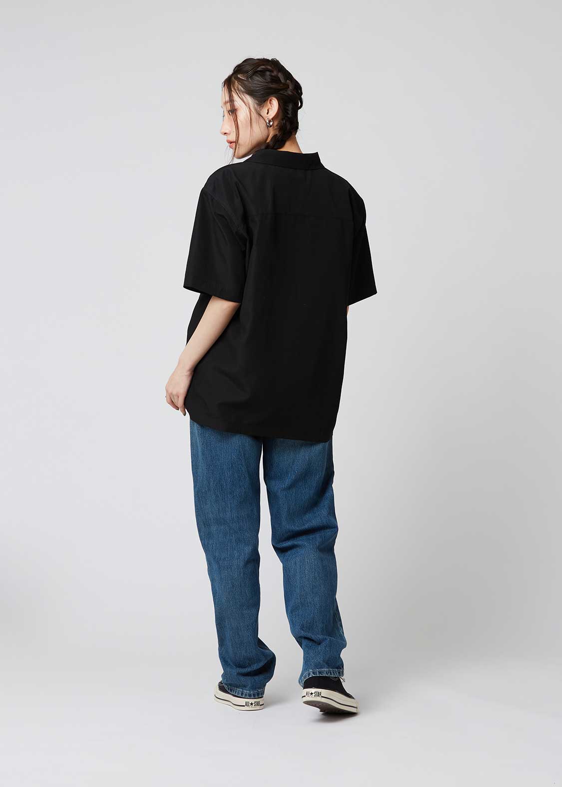 V3キック｜ビッグシルエットオープンカラーシャツ｜ユニセックス