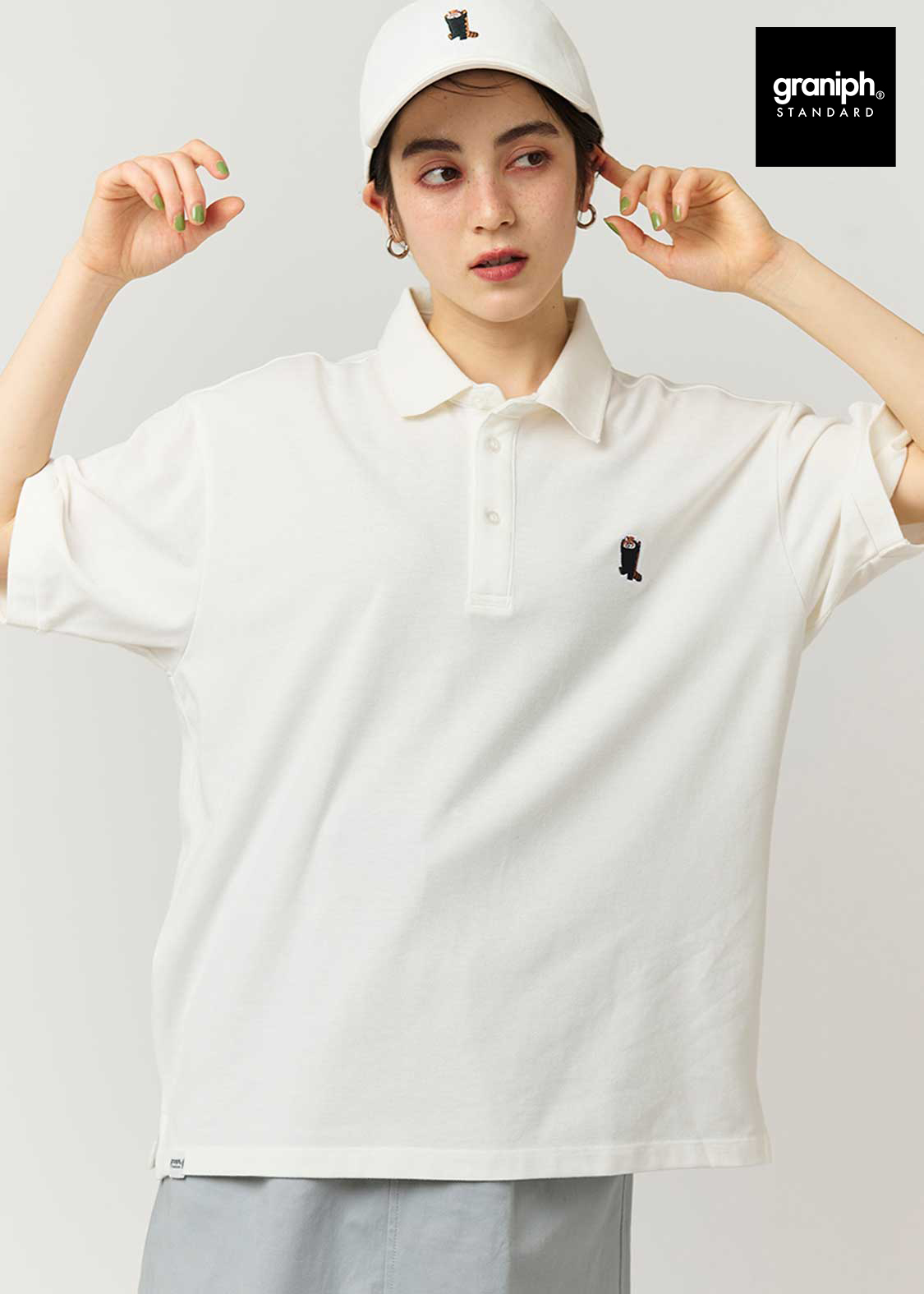 イカク｜ポロシャツ｜ユニセックス｜グラニフ(graniph)公式オンライン