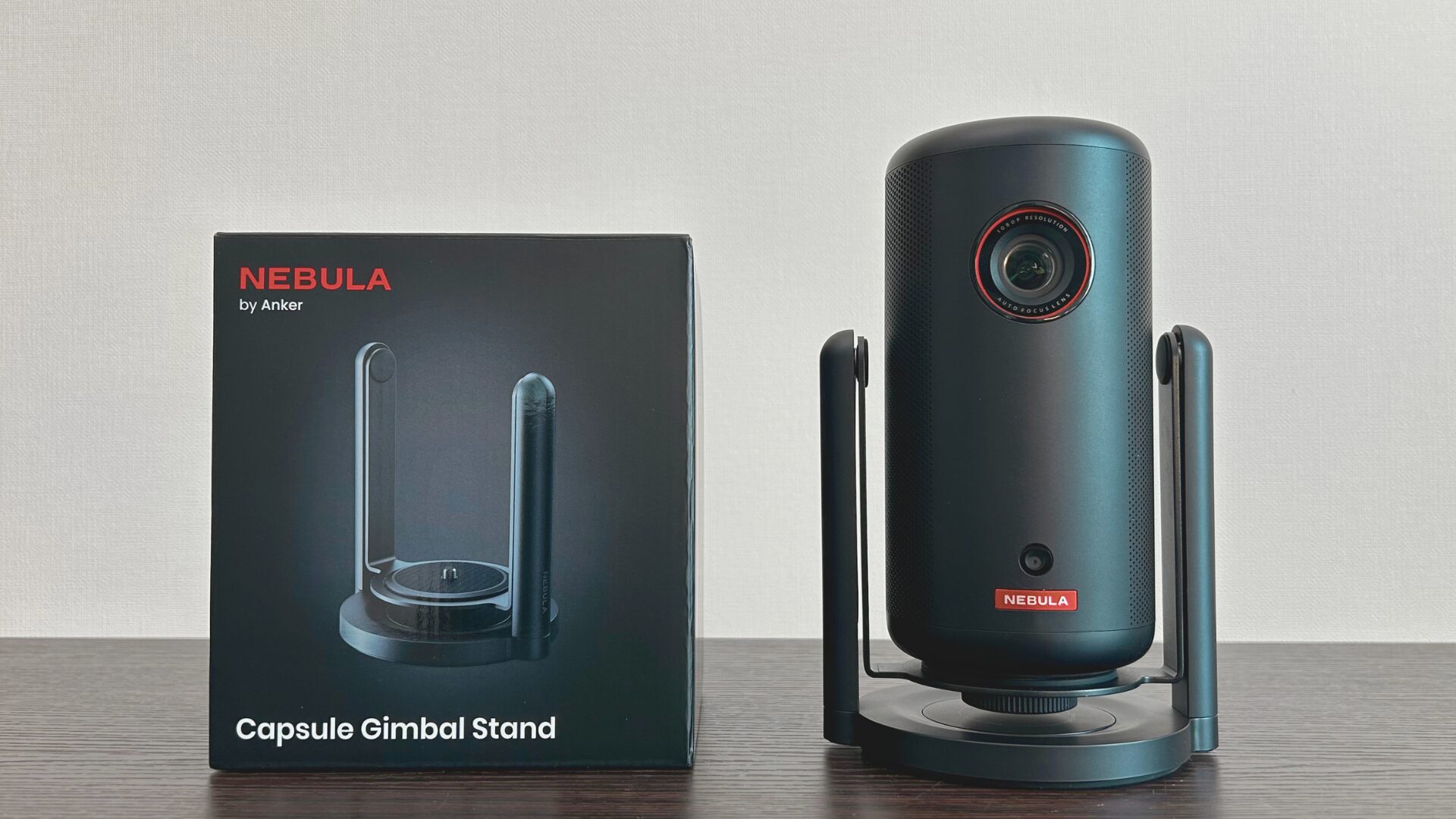 Nebula Capsule3プロジェクター・充電器・リモコン・スタンドセット