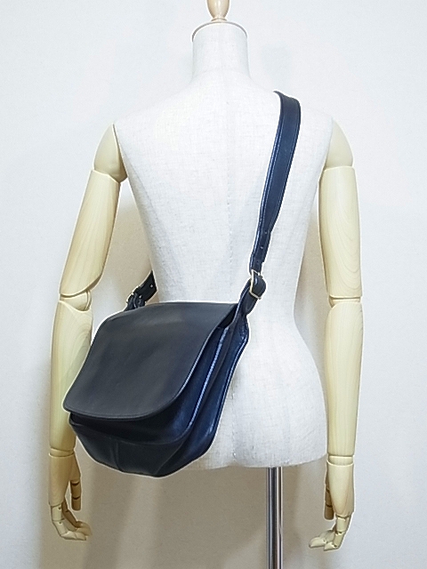 OLD COACH オールド コーチ ショルダーバッグ 黒 MADE IN NEW YORK