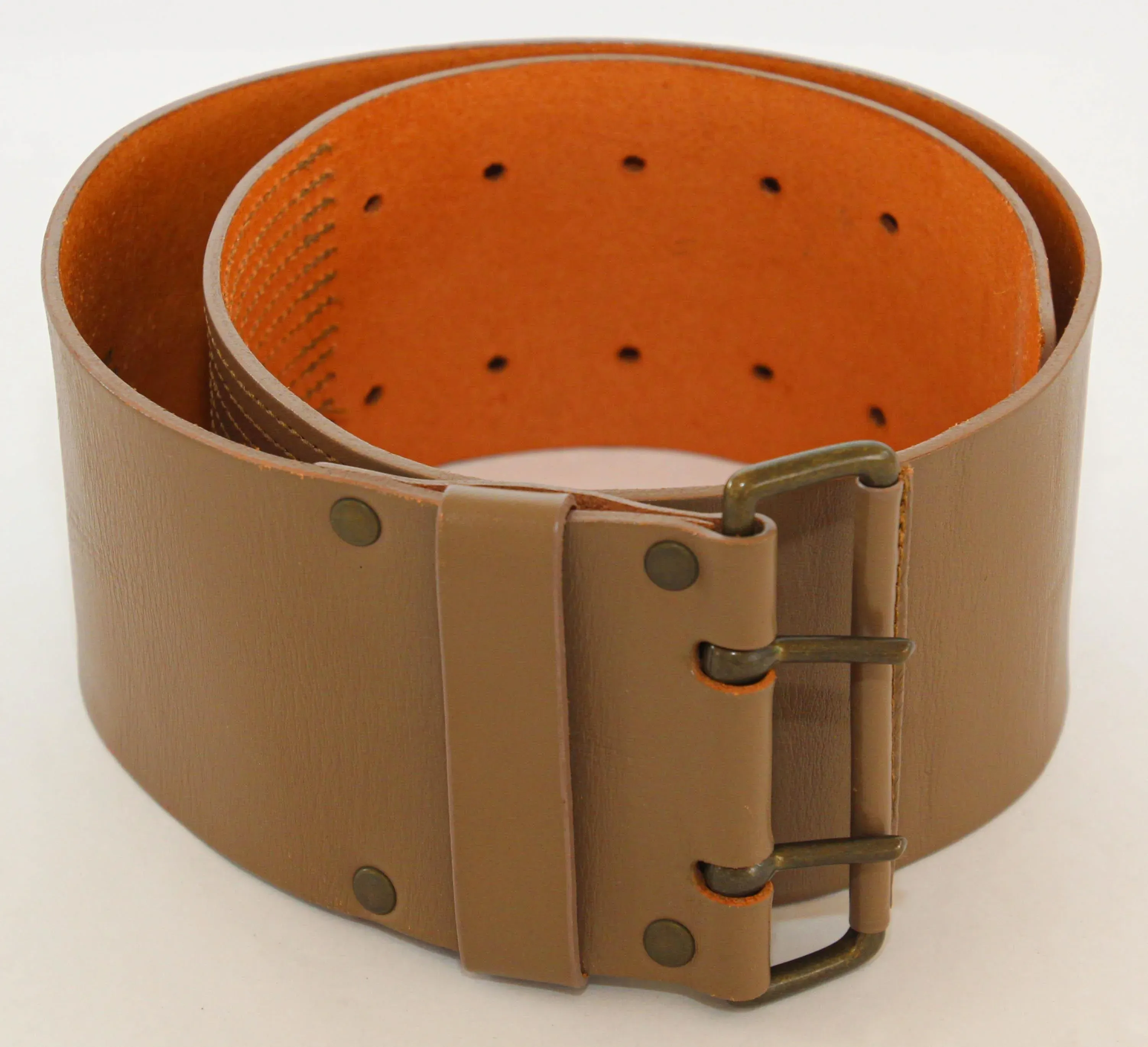 Dries Van Noten Oversized Wide Leather Waist Belt | Chairish